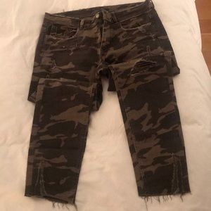 Zara Camo Jeans